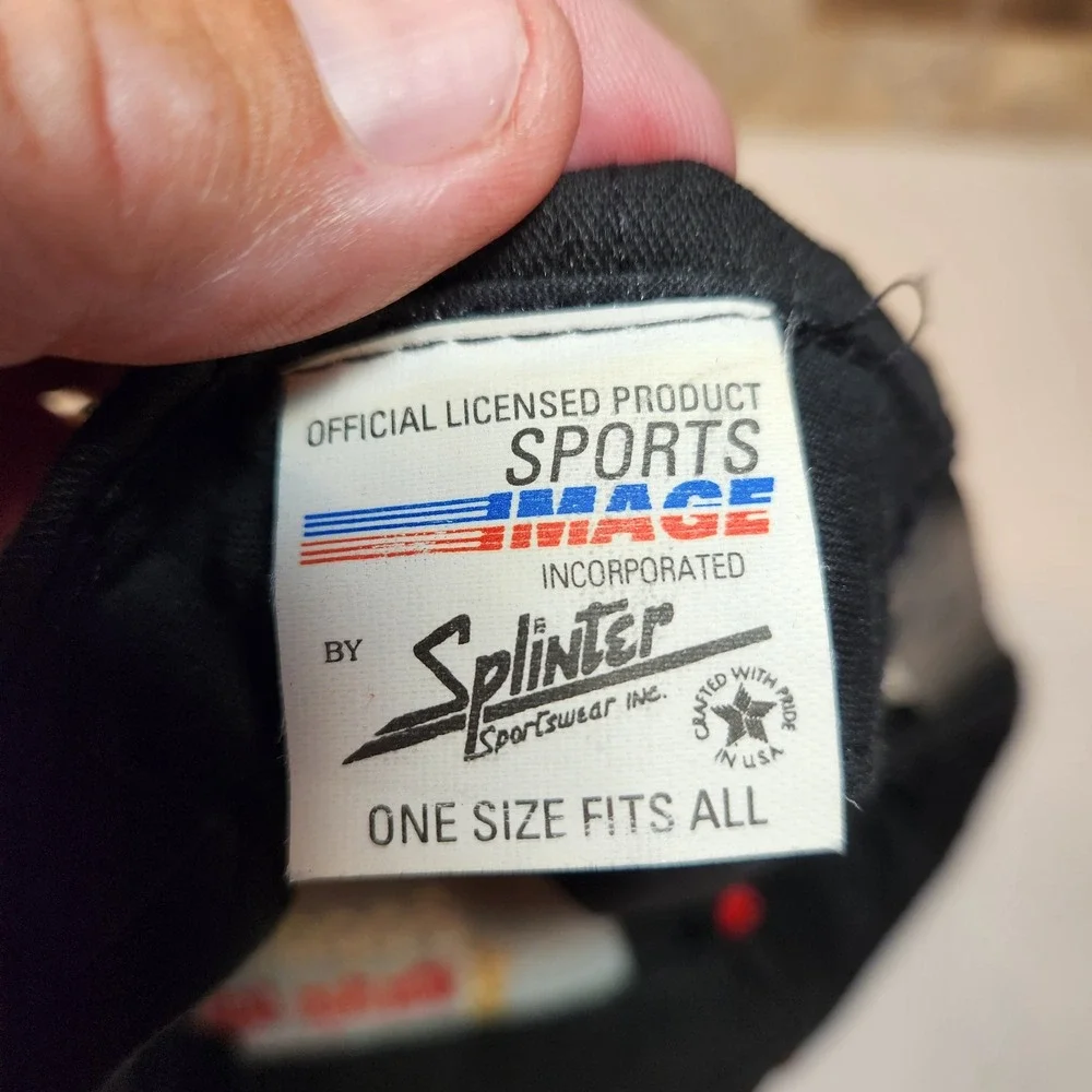 Vintage 1994 Dale Earnhardt Winston Cup Champion Hat Black Snapback Sports Image